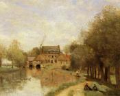 让 巴蒂斯特 卡米耶 柯罗 : Arleux-du-Nord, the Drocourt Mill, on the Sensee